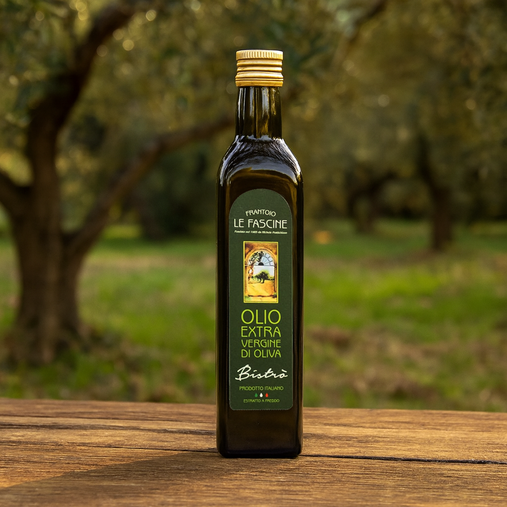 Extra Virgin Olive Oil “Bistrò” In 500 ml Glass Bottle