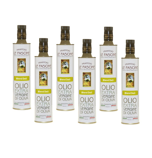 Olio Extravergine di Oliva “Blend Delì” in 6 Bottiglie da 750 ml