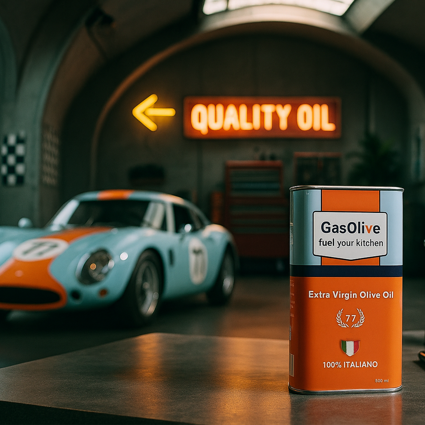 Olio Extravergine di Oliva “GasOlive” in 6 Lattine da 500 ml
