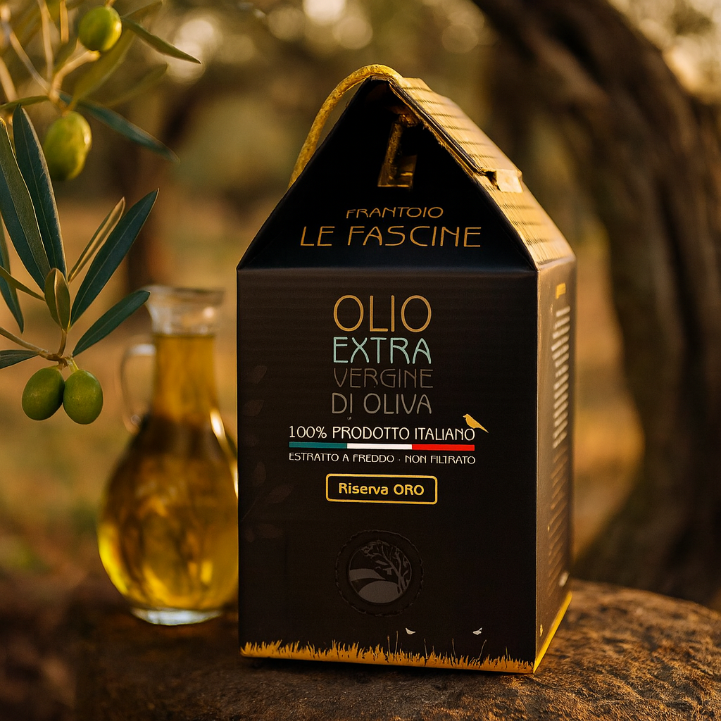 Olio Extravergine Di Oliva “Riserva ORO” in Bag In Box da 3 Litri