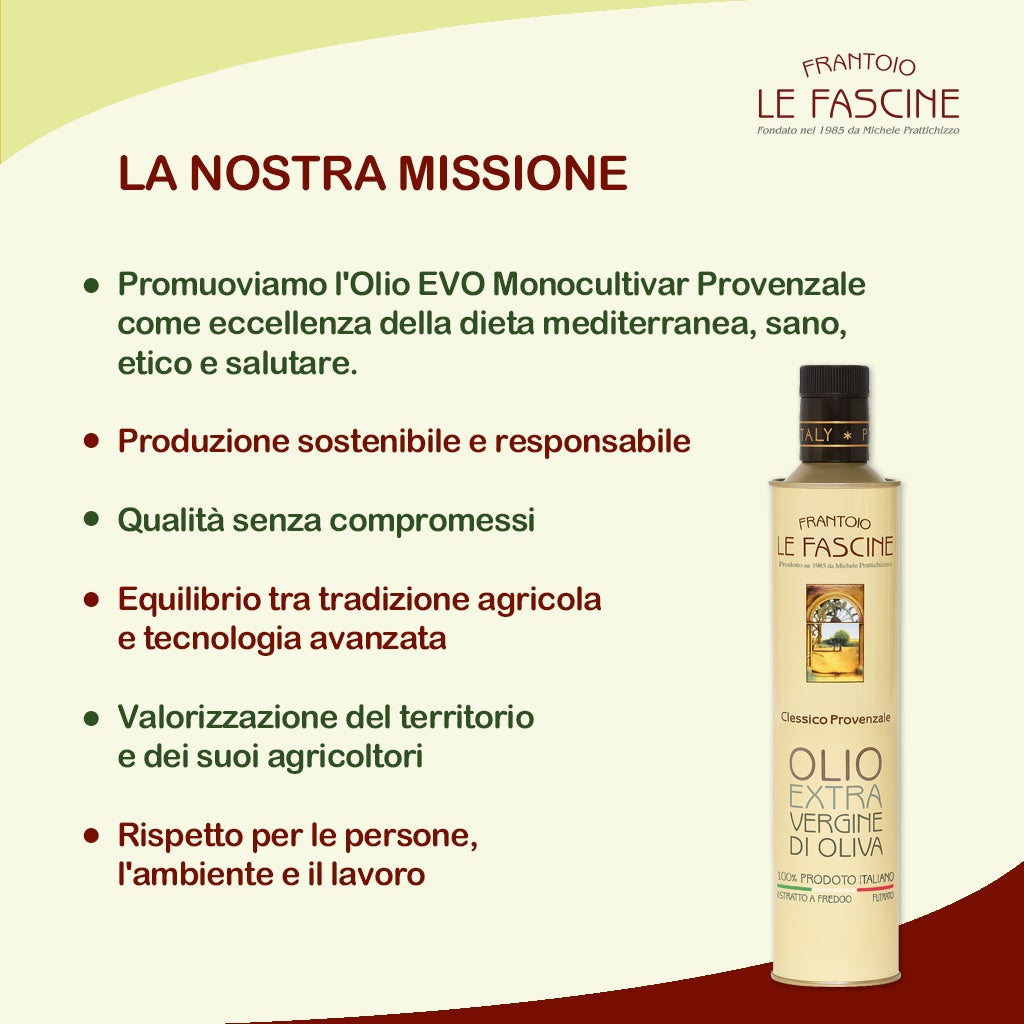 Classic Provencal Extra Virgin Olive Oil in 3 Bottles of 750 ml
