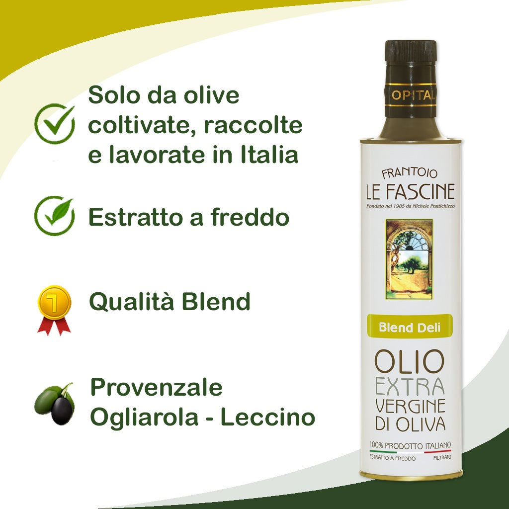 Extra Virgin Olive Oil “Blend Delì” in 6 Bottles of 750 ml
