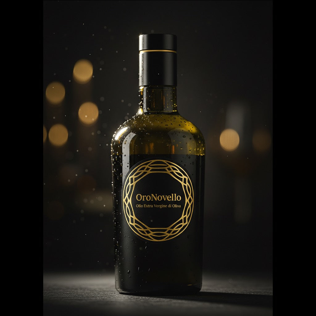 Olio Extravergine di Oliva “Oro Novello” in bottiglia di vetro da 750 ml